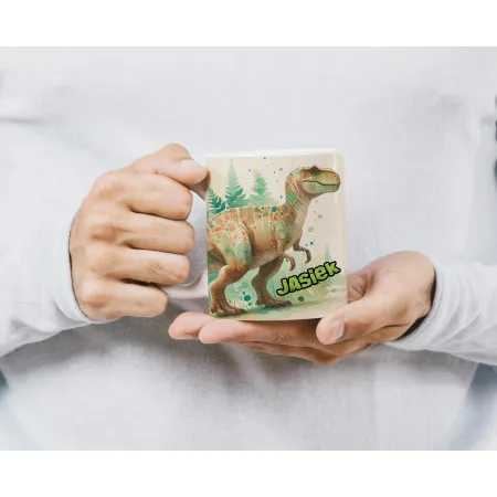 Kubek Poduszka Dinozaur Dinozaury T-rex Tyrannosaurus Triceratops